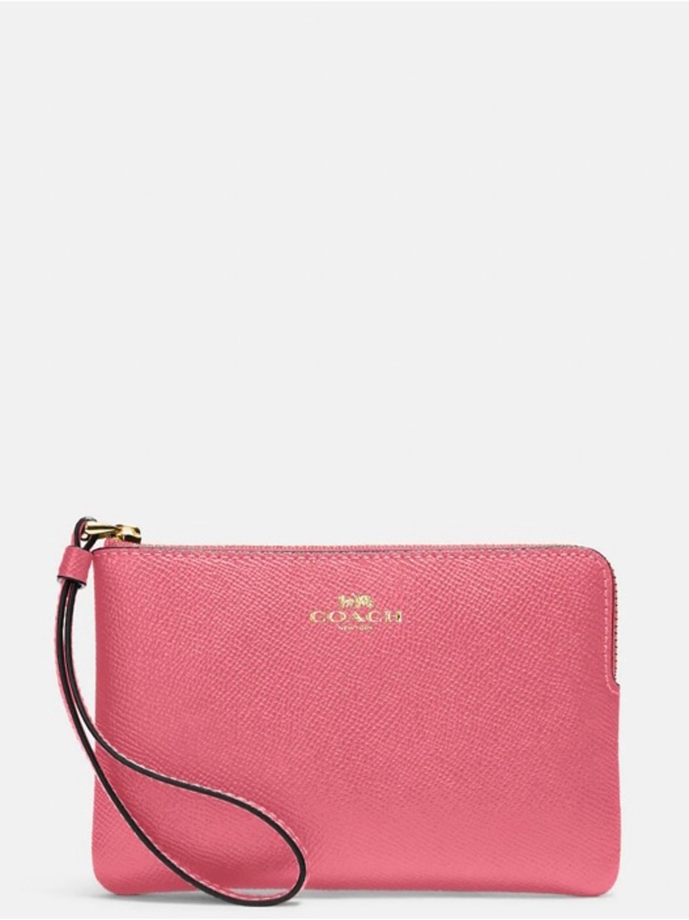 Coach Small Corner Zip Wristlet